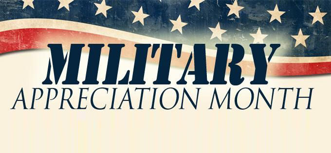 Military Appreciation Month text
