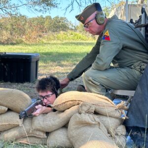 Garand Firing from prone position